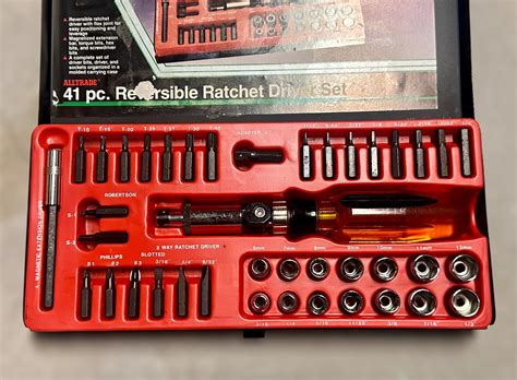 40-piece reversible ratchet driver set 1 4 metal box|Rolson Reversible Ratchet Drive Socket Set .